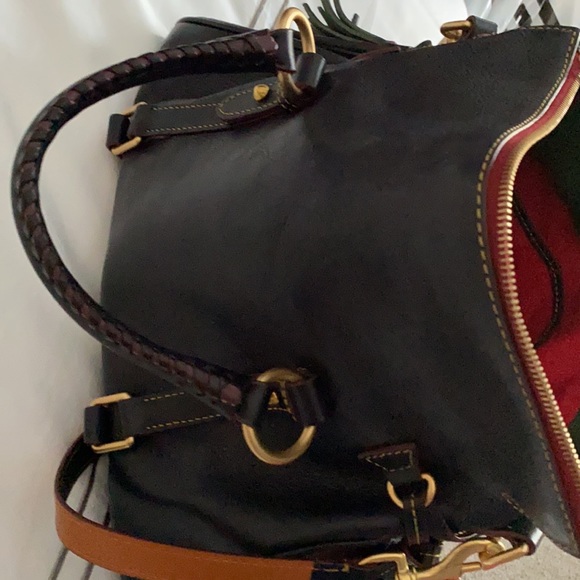 Dooney & Bourke Blue Florentine Large Satchel - Picture 5 of 7